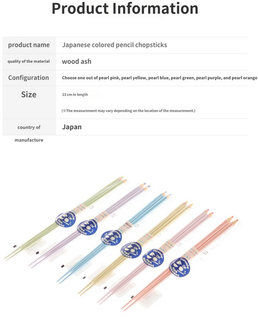 Colored-Pencil Chopsticks