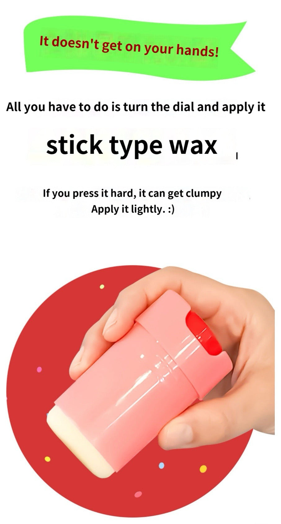 I AM PINKY Hair Wax Stick