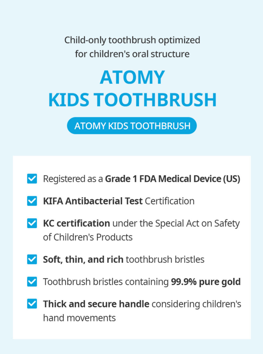 Antibacterial Toddler Toothbrushes (Ages 2-8)