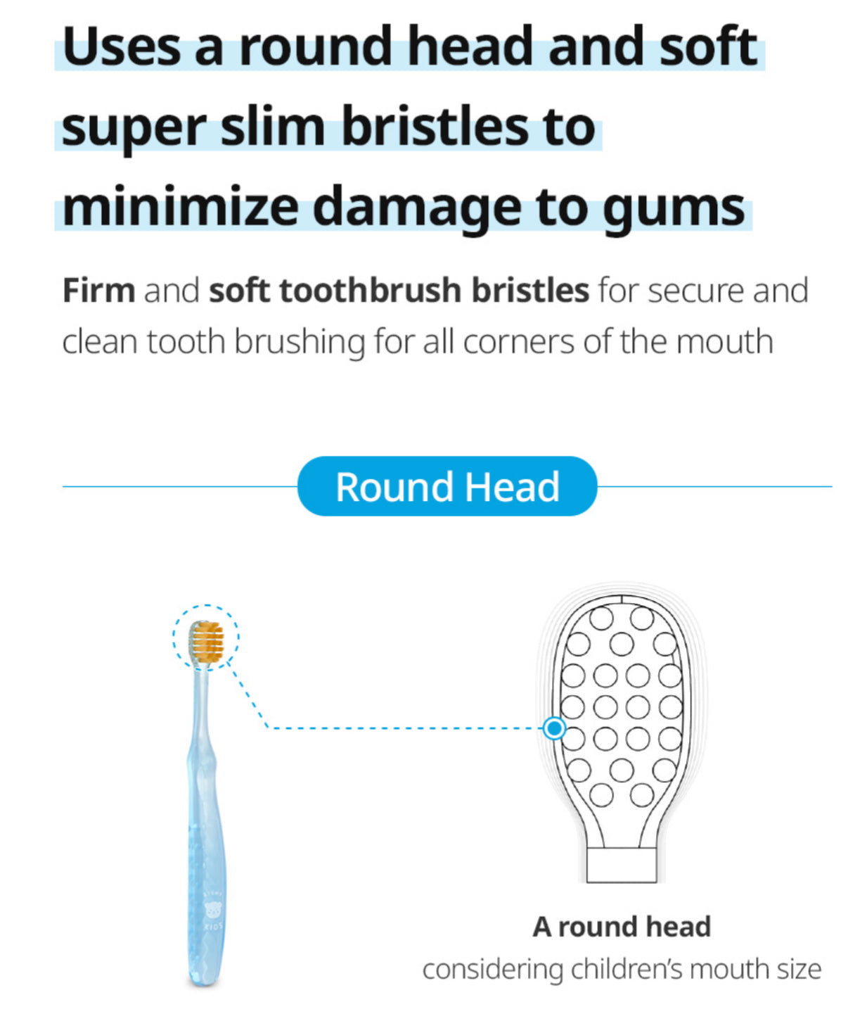 Antibacterial Toddler Toothbrushes (Ages 2-8)