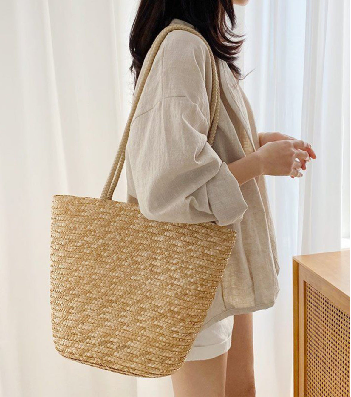 Oversized Fit - Linen Jacket