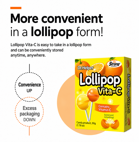 Dr. Helper Vita-C Lollipop 🍊