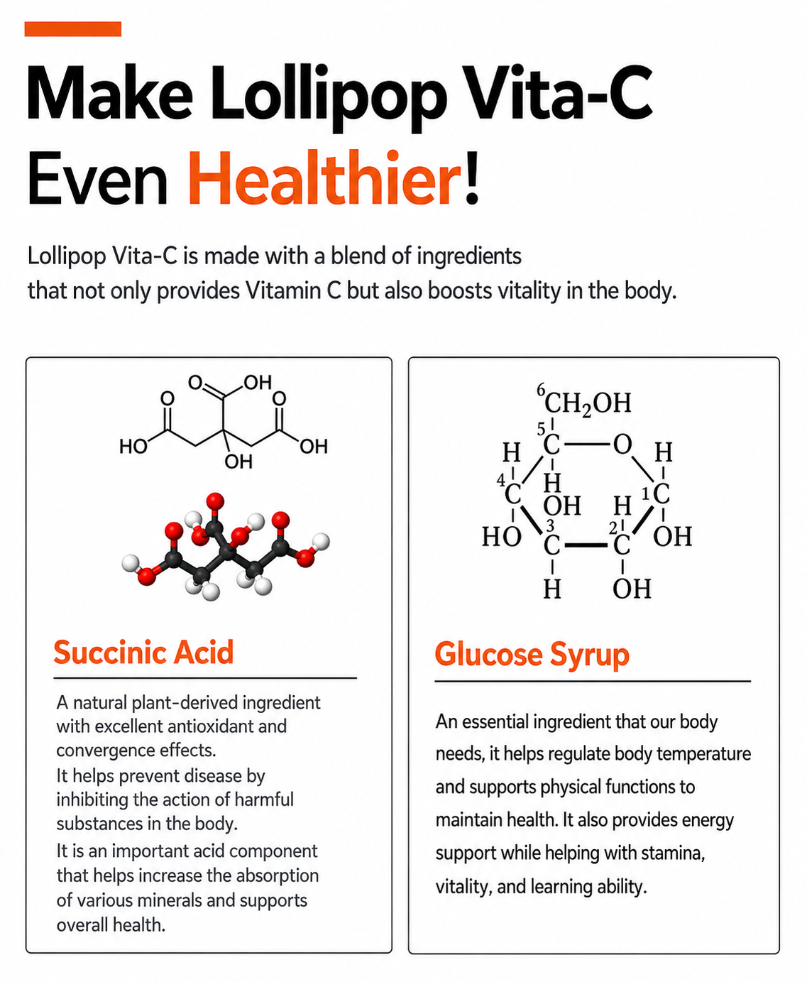 Dr. Helper Vita-C Lollipop 🍊