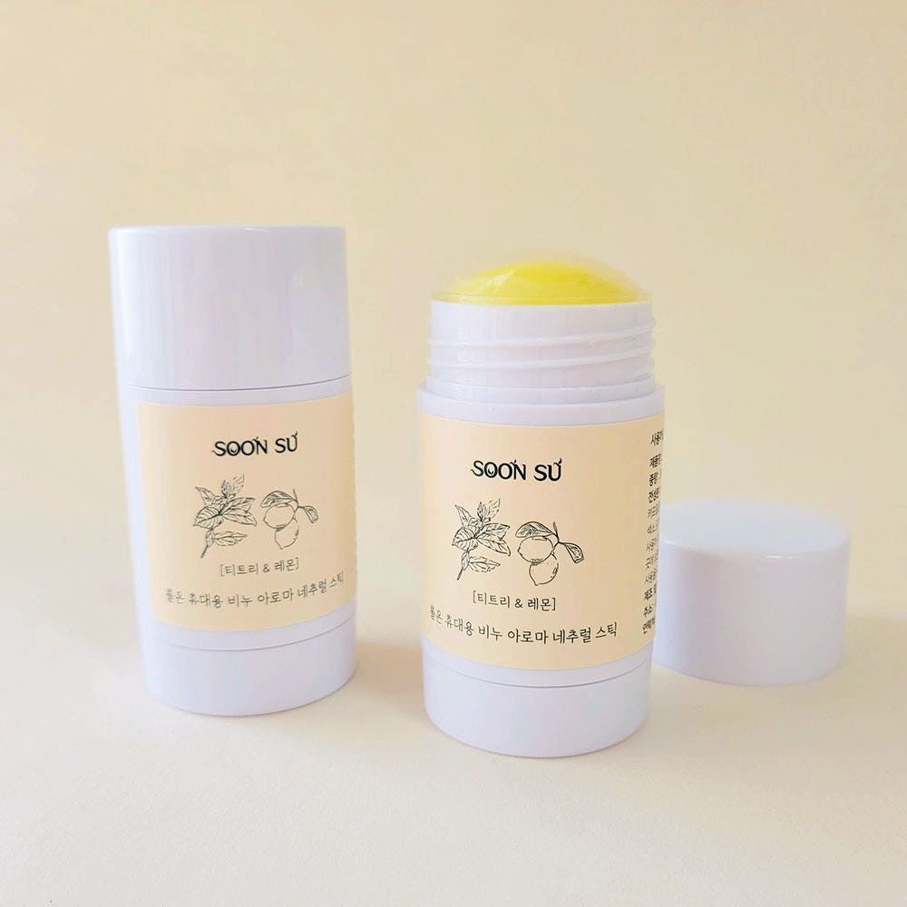 Roll-On Portable Natural Soap Stick (Tea Tree & Lemon) ๐ฟ๐