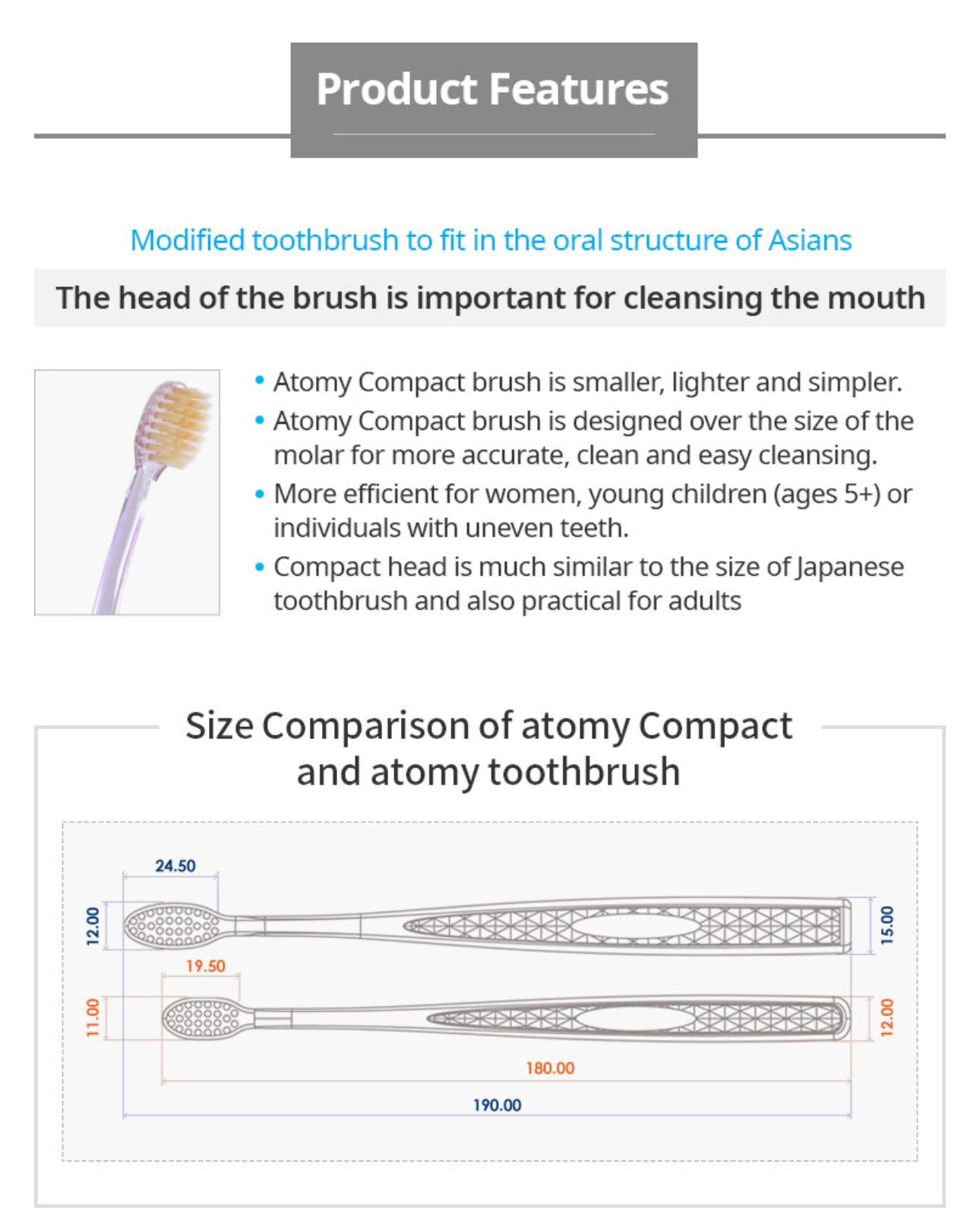 Antibacterial Kids Toothbrush (Ages 5-13)