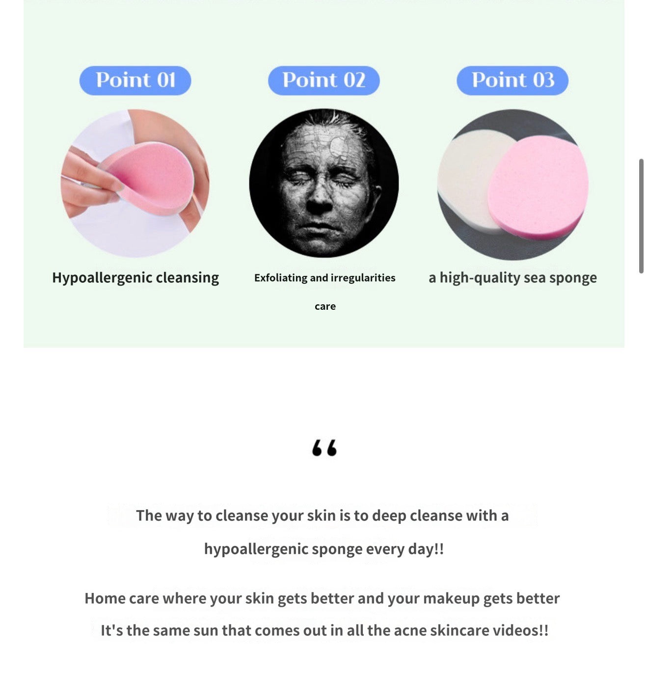 Facial Cleansing Sponge