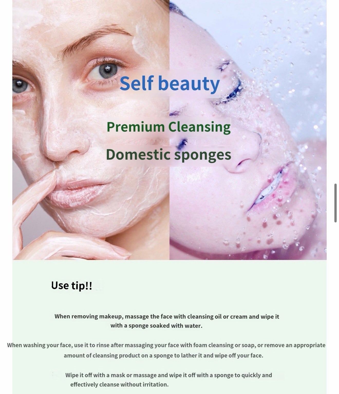 Facial Cleansing Sponge