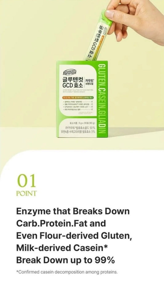 Core Reset Gluten GCD Enzyme: Digest Carbs, Protein, Fats, Gluten