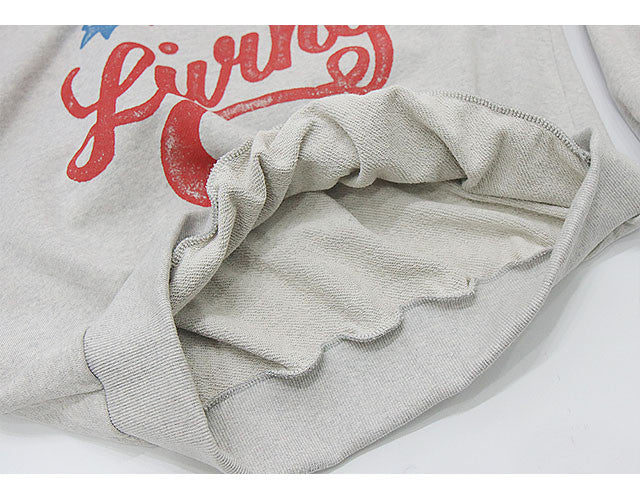 French Terry Cotton Sweatshirt (Every Life Worth Living)