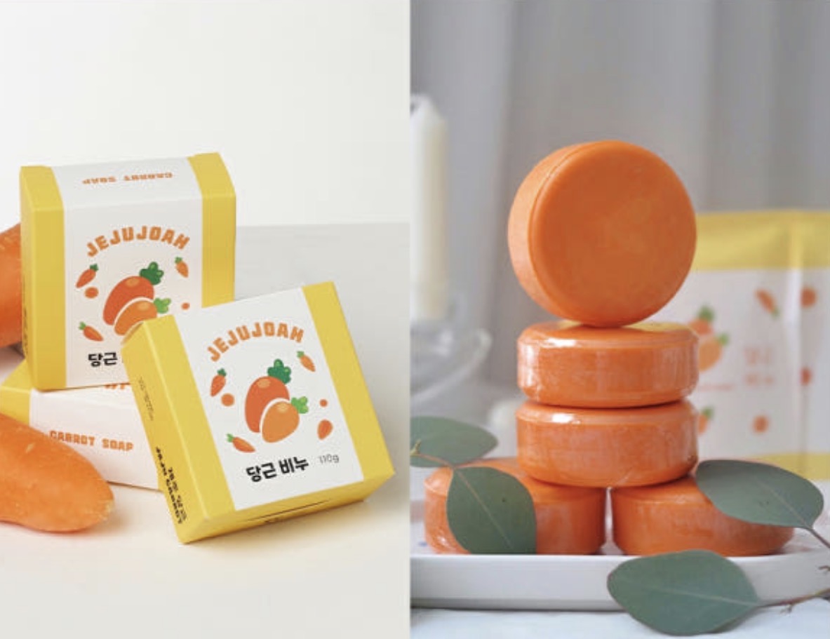 Carrot Jeju Body & Facial Soap