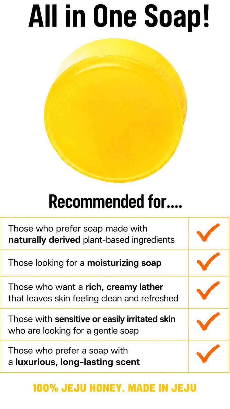 Honey Jeju Body & Facial Soap