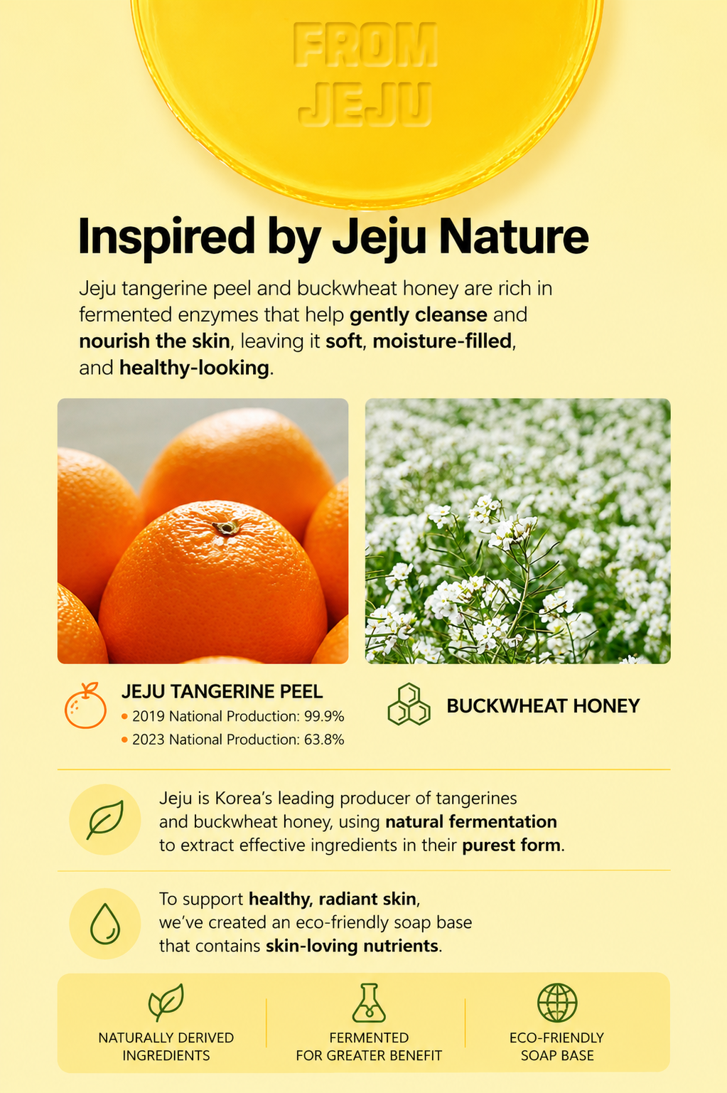Honey Jeju Body & Facial Soap