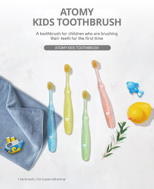 Antibacterial Toddler Toothbrushes (Ages 2-8)