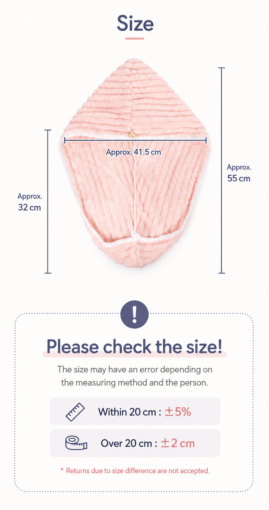 Microfiber Hair Towel Wrap