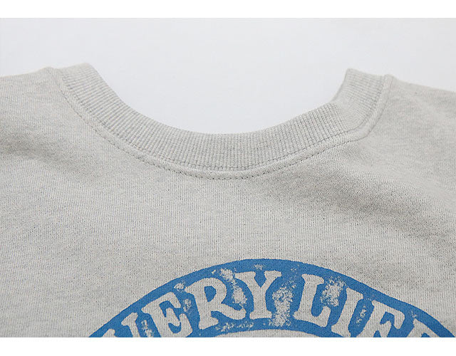 French Terry Cotton Sweatshirt (Every Life Worth Living)
