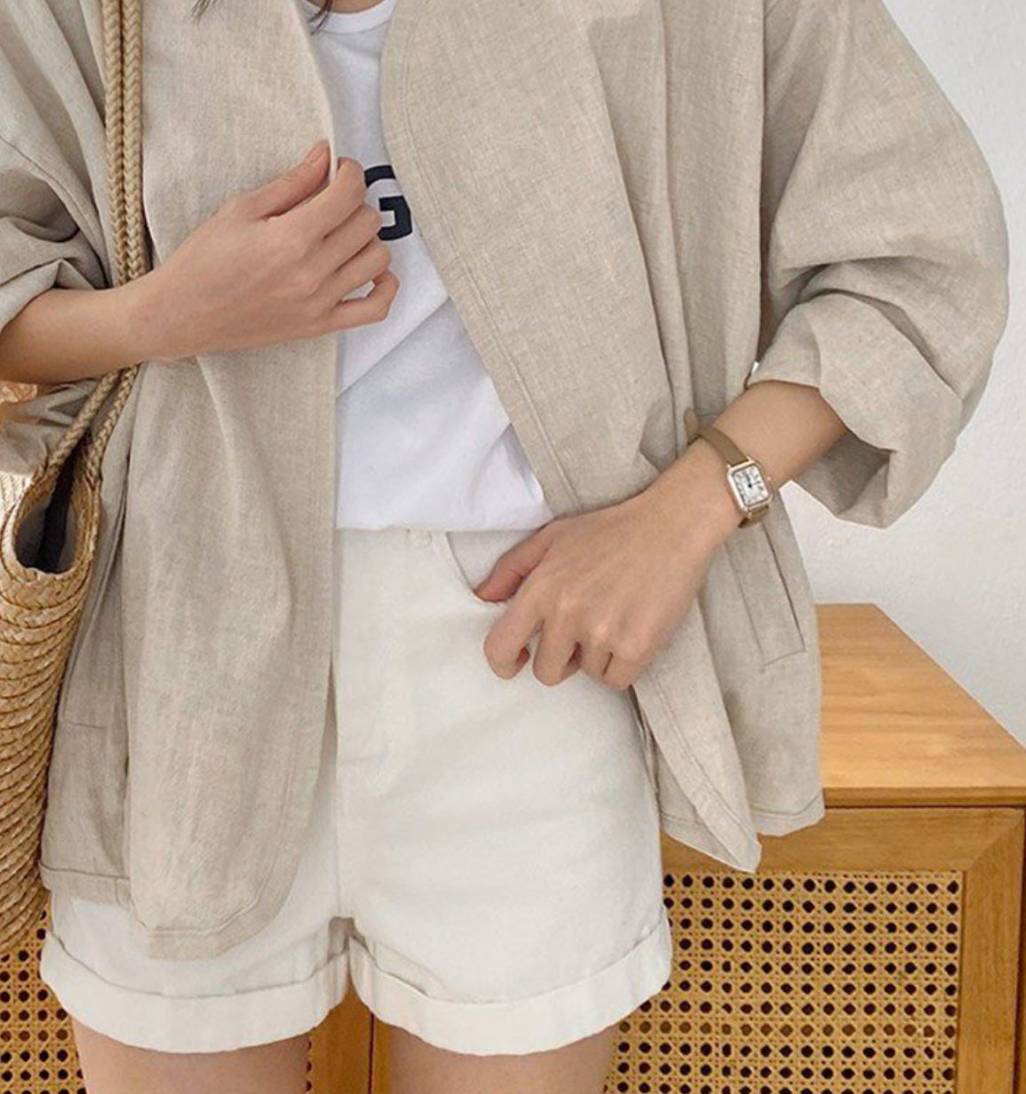 Oversized Fit - Linen Jacket