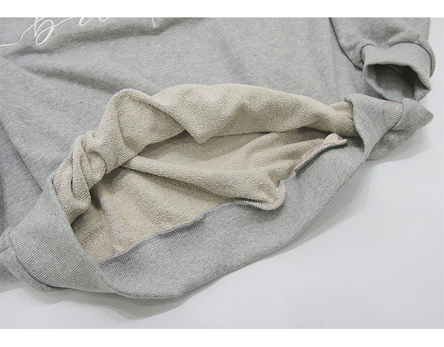 French Terry Cotton Sweatshirt (Just Breathe)