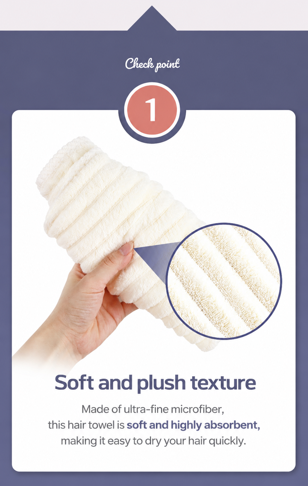 Microfiber Hair Towel Wrap